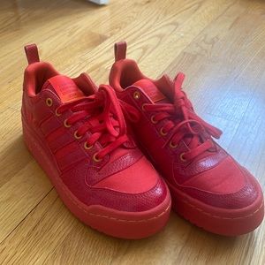 ADIDAS red sneakers